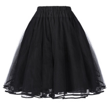 Belle Poque Women's Luxury Retro Dress Vintage Dress 3 Layers Tulle Netting Crinoline Petticoat Underskirt BP000229-1